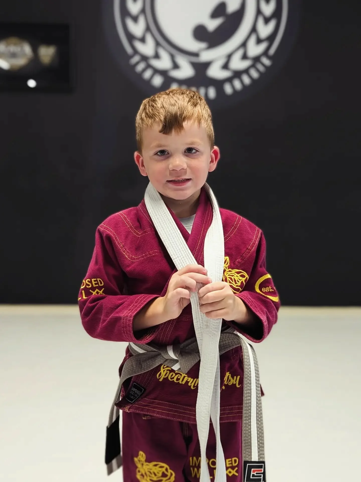 EMMETT // GREY-WHITE BELT