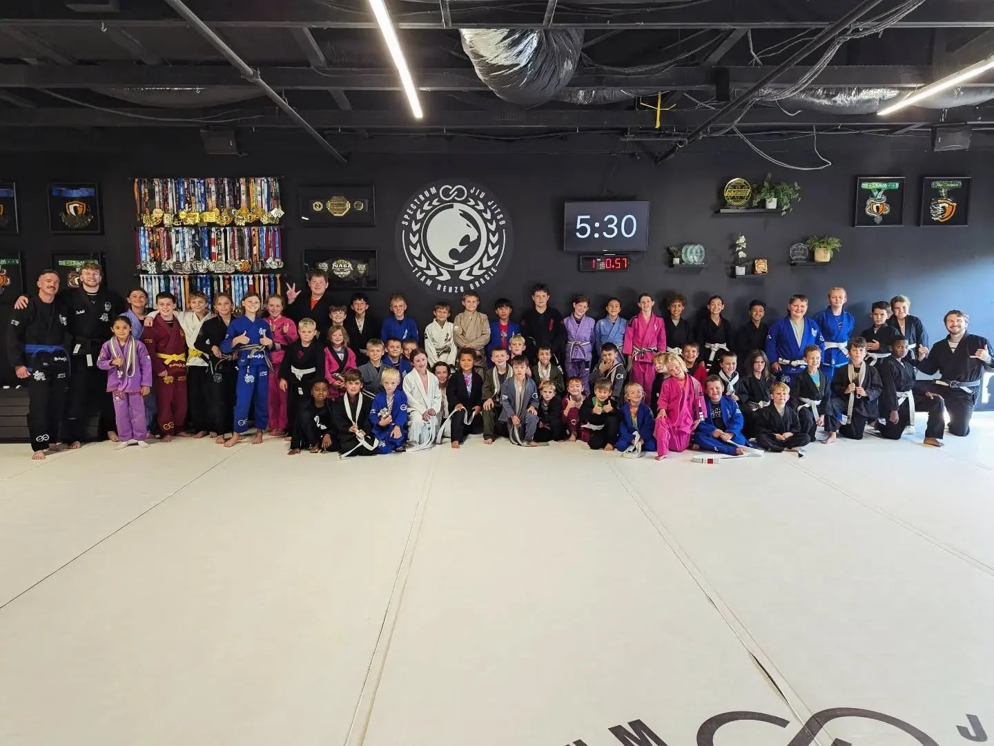PROGRAM SPOTLIGHT // YOUTH BJJ // 6-8 &amp; 9-13

Our youth program has been working hard to accomplish their goals. Many of these students competed for the first time at the 2026 Spectrum Summer Scrimmage and gained experience and confidence.

We wa