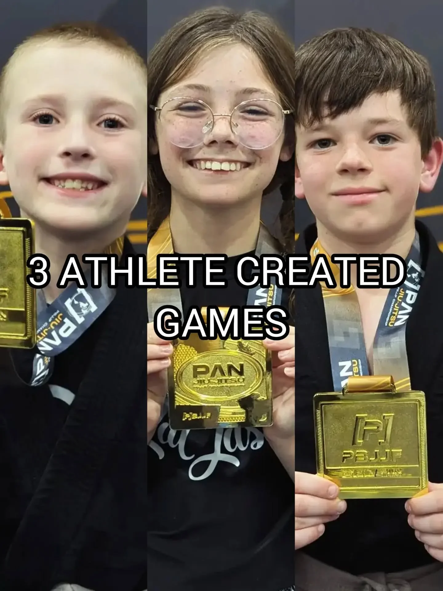 3 ATHLETE CREATED GAMES

Today in our youth competition class, we invited three of our @pbjjf Pan American Champions to share one of their favorite competition tested techniques with their teammates.

We believe in developing champions both on and of
