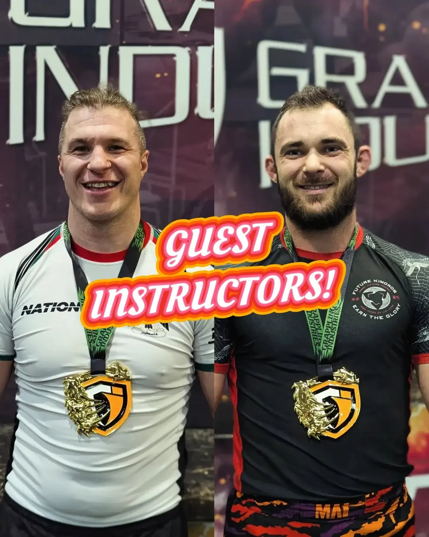 GUEST INSTRUCTORS // EVENING NOGI

This week our evening nogi classes will be led by two of our purple belts: Justin and Chris!

Swipe for more information!

JUSTIN AMIDAN // RE-ATTACKING TAKEDOWNS

Coach Justin will be leading our Monday nogi class 