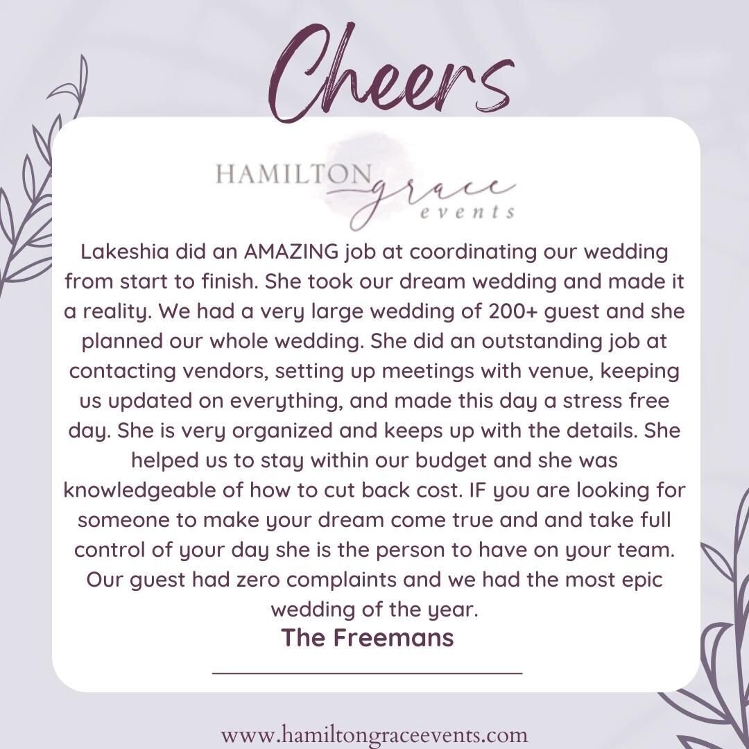 Grace, Faith, LOVE. Simple as that. Weddings💜 Events 💜 (512) 715-4896 based in Pflugerville, Texas (EST. 2008) We Love to Travel | Link in Bio
http://hamiltongraceevents.com