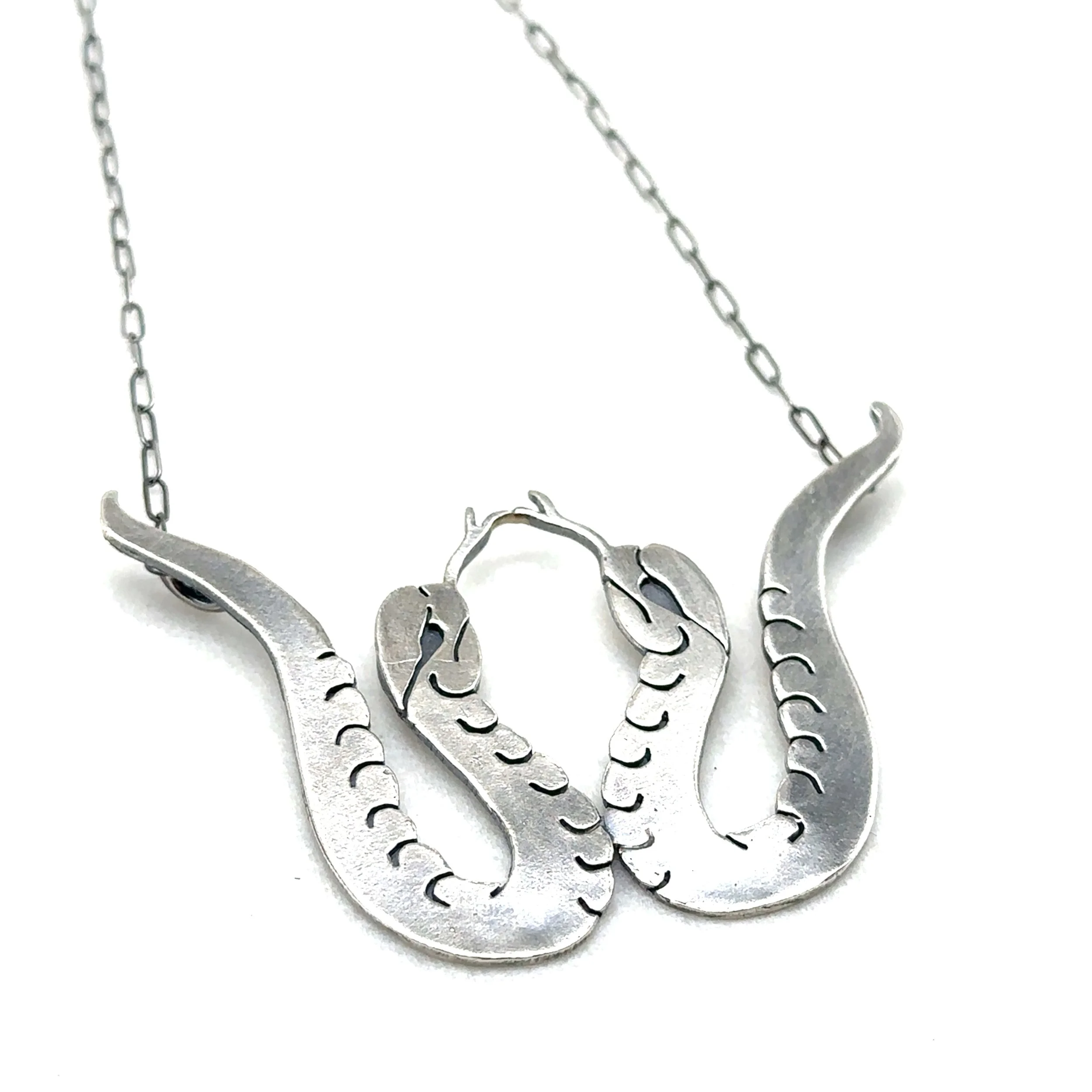 Kissing Snakes Necklace