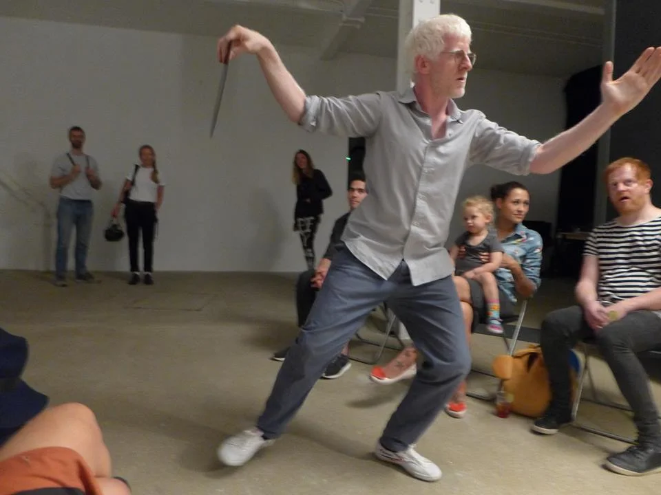 "Girolamo Marri plays his favorite record" - performance at Matt's Gallery - London - 2015