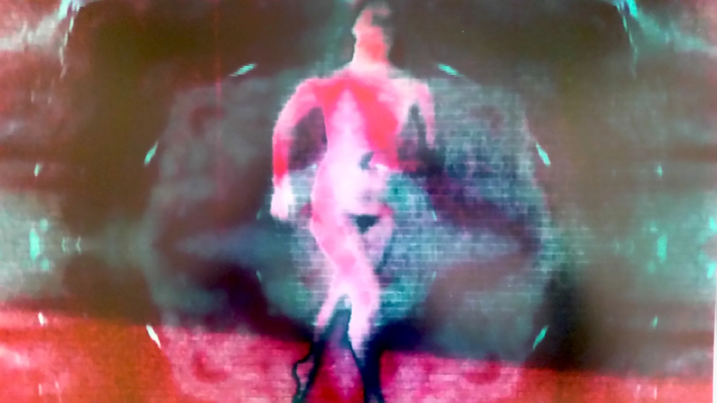 "Boxed-In" - Still from Video C : "Boxed_in" - The Crown Chakra - C-Print - 18" x 12 - Ed. 3 + A.P.