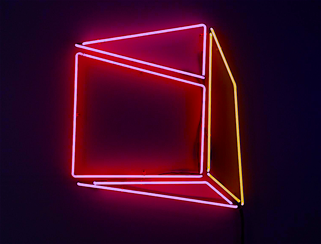 Soft Geometry Neon 6A.442216C. 2015 - Edition: 1 of 3. - 30.52”w x 31.58” h Wall Sculpture
