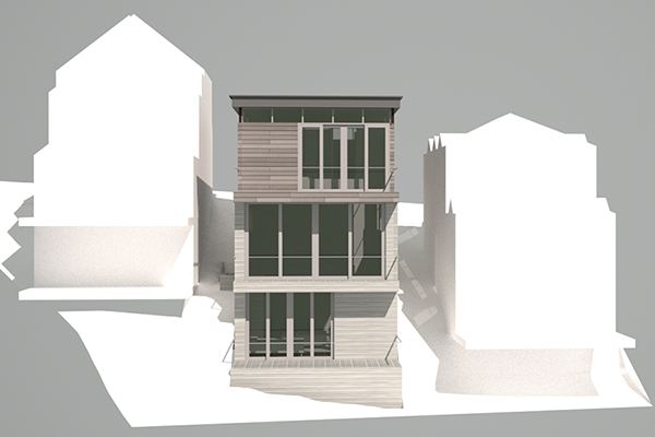 Park City Ski Residence Rear Elevation