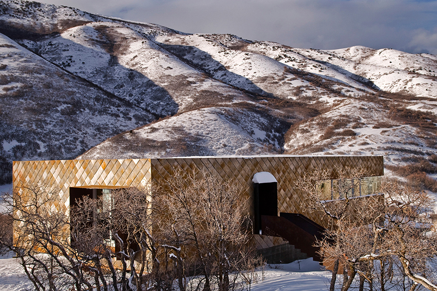 Emigration Canyon Residence in the landscape