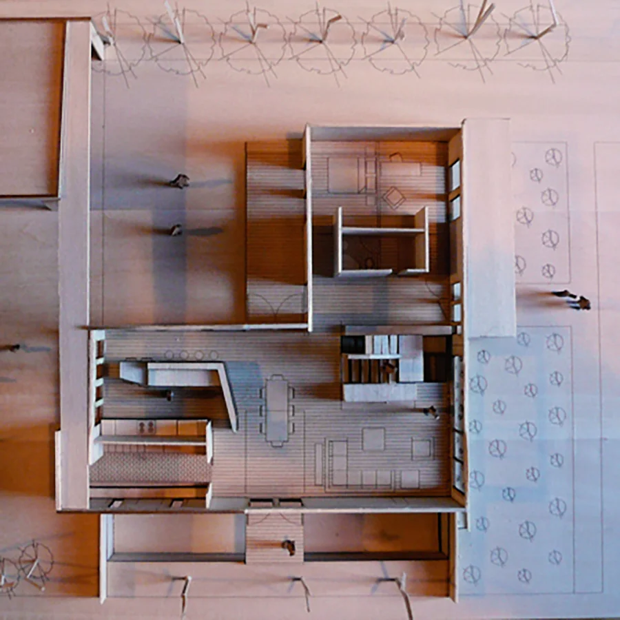 Daybreak Residence Scale Model site plan