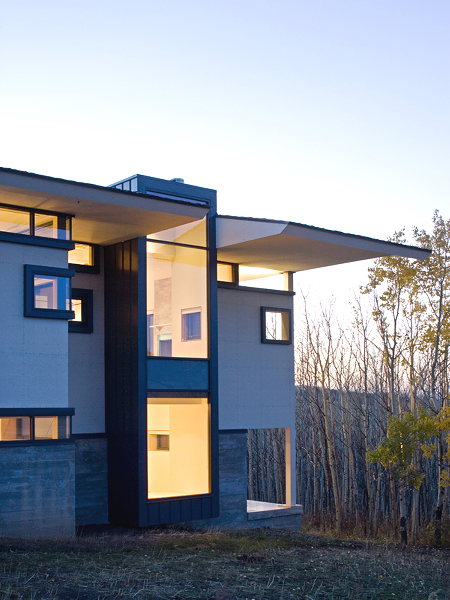 Wyoming Canyon Residence Rectilinear Fenestration