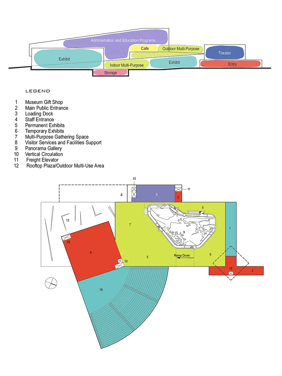 Queens Museum of Art Program and Floor Plan