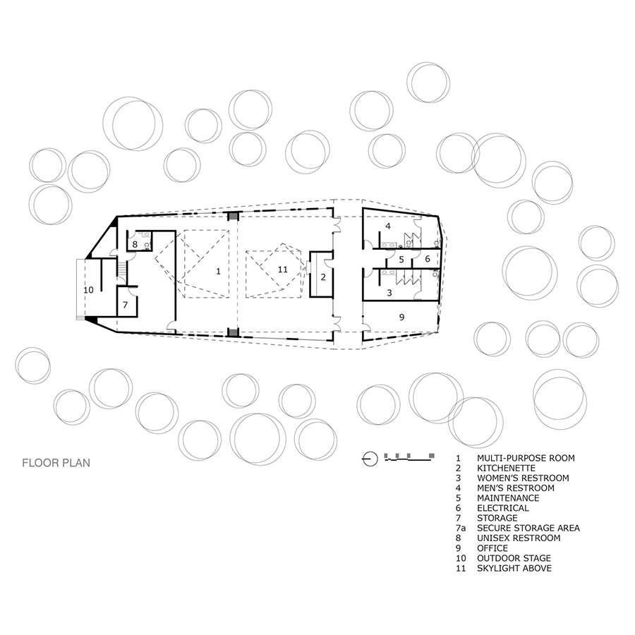 Sante Fe Springs Performing Arts Center Program and Site Plan