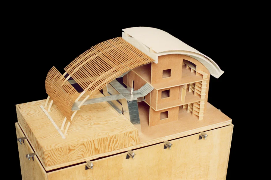 Barcelona Agricultural Museum Scale Architectural Model Aerial View
