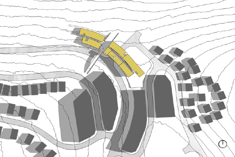 Powder Mountain Ski Lodge Site Plan