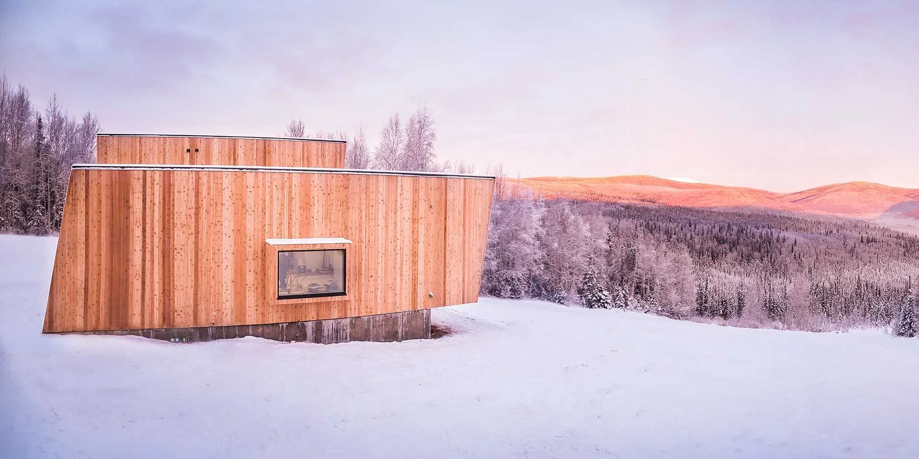 Designed by Sparano + Mooney Architecture, Hotel Aurora Villa Opens to Guests in Fairbanks, Alaska