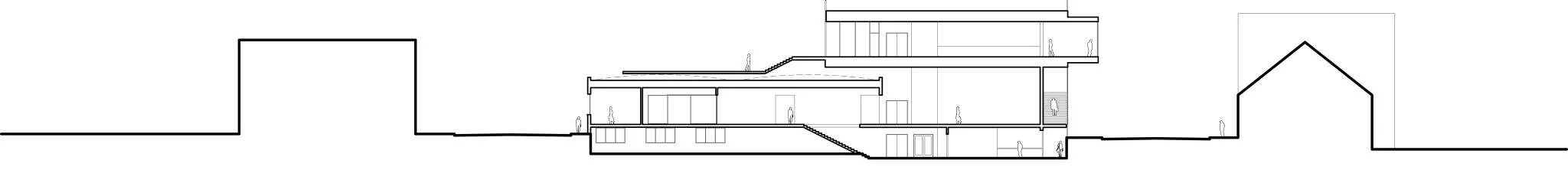 sectional architecture with park city context