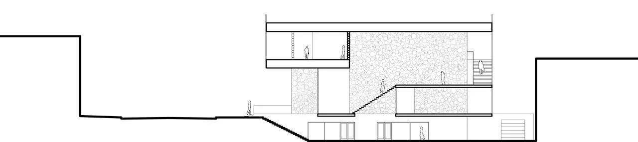 architectural section through park city