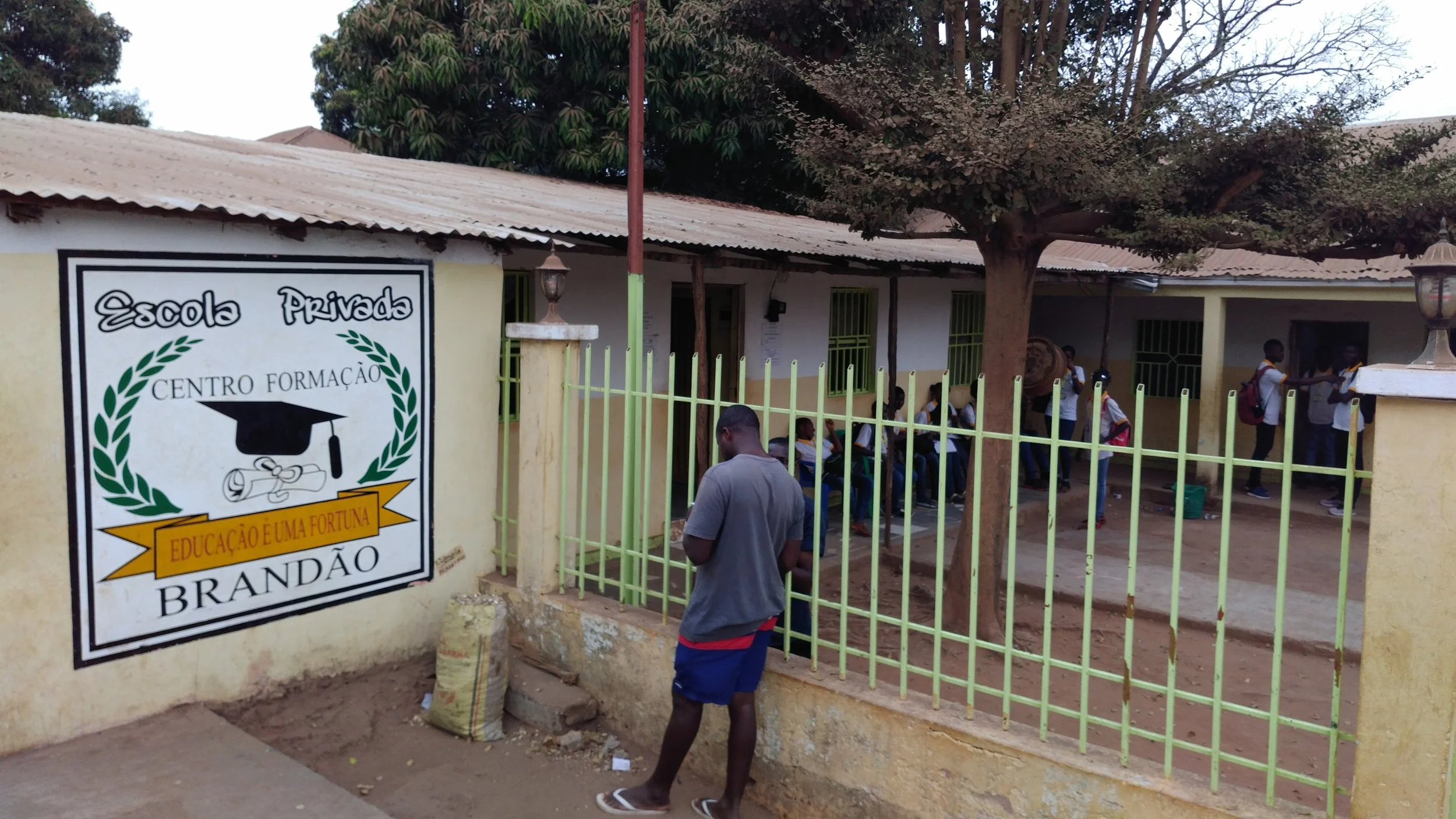 The private school in Bissau where Vasco teaches.