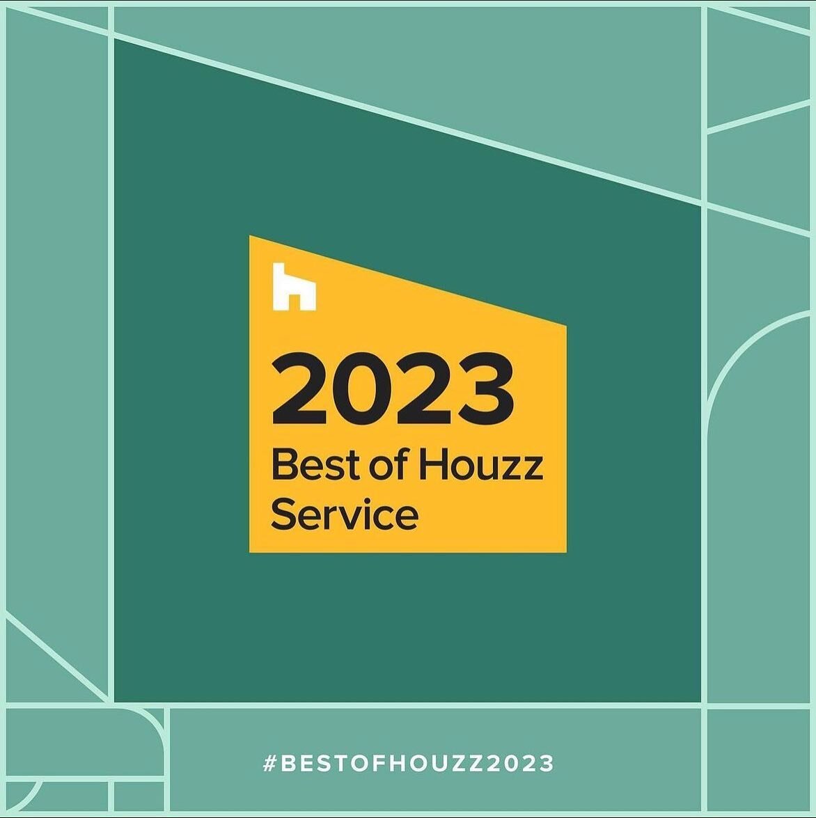 So proud to announce we received another Best of Houzz award for our exceptional service. We are very thankful for each and every client who trusts us with their homes. We do our absolute best to make their experience with us one that&rsquo;s fun and