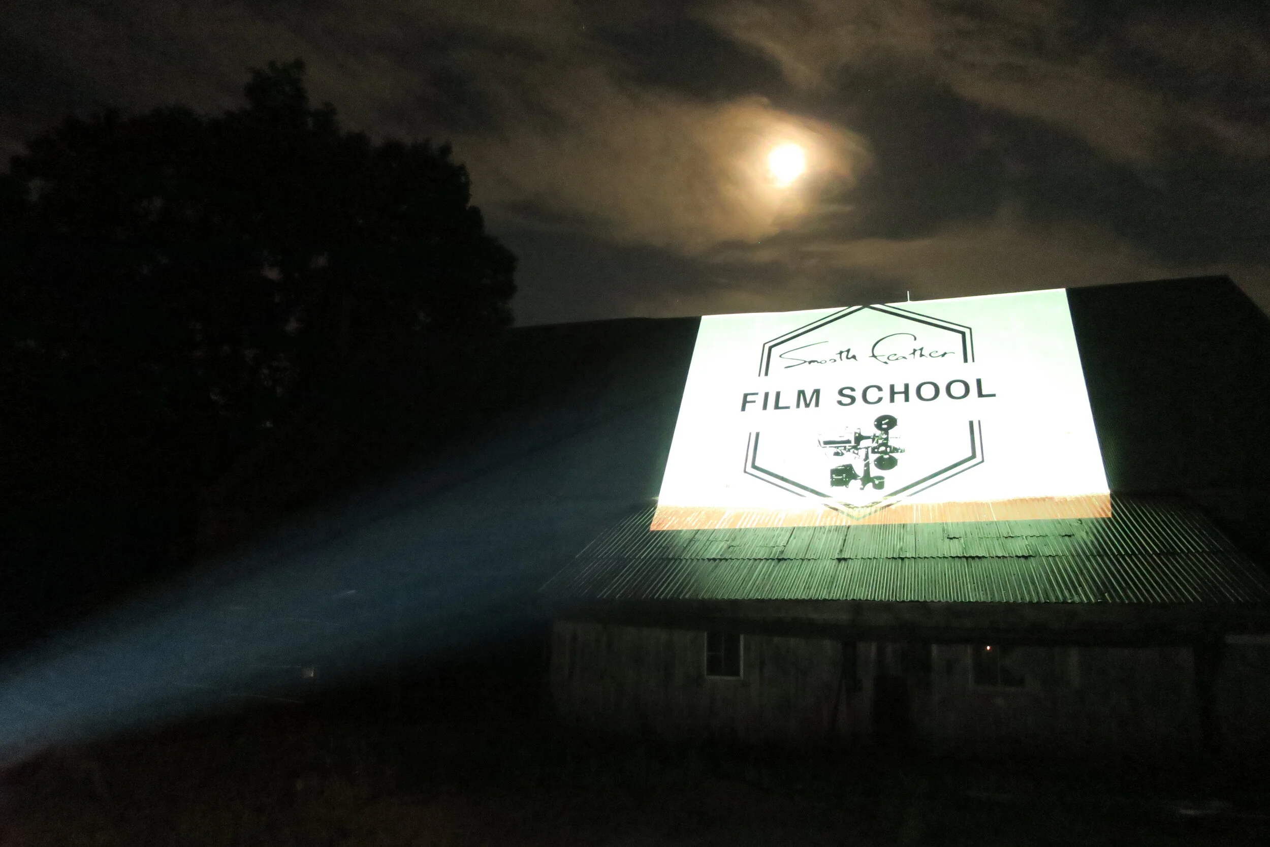 drive in venue Parents Barn roof .JPG