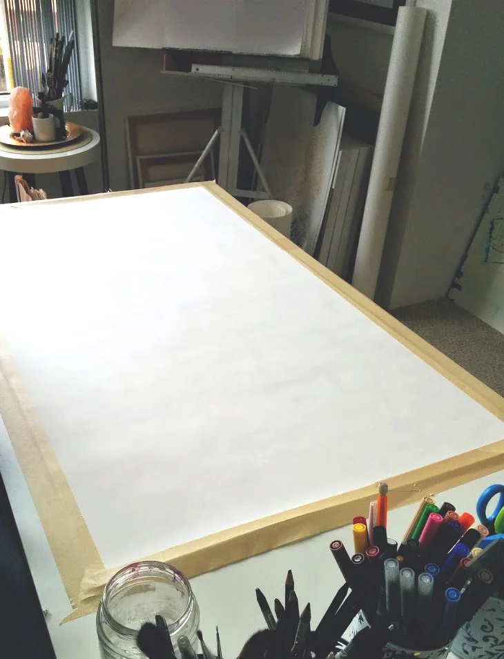 48 x 25 paper is no joke.