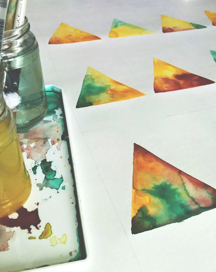 Late night painting session.