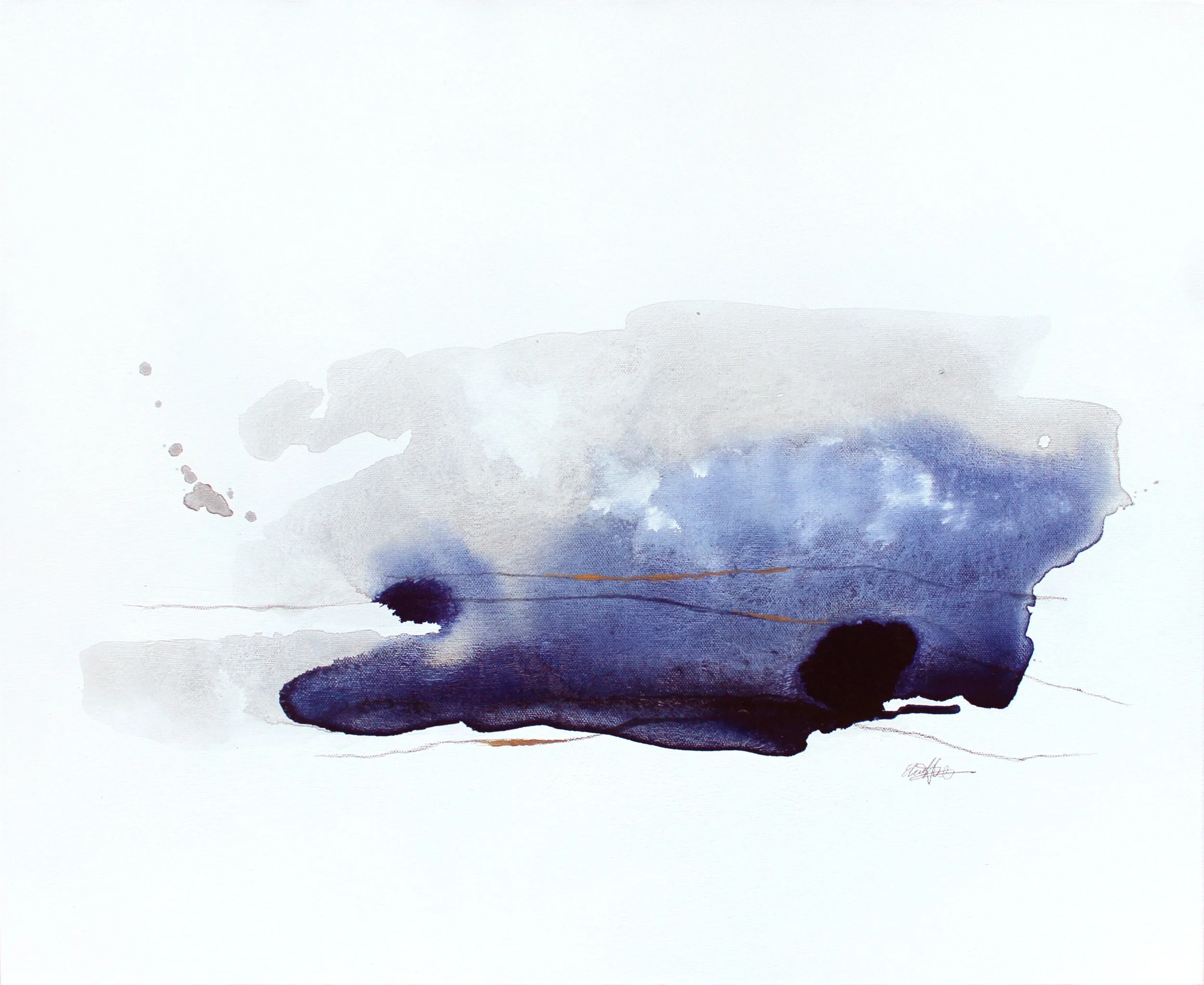 Halcyon 20 x 24 Watercolor and Acrylic on Canvas $400 Contact me to purchase