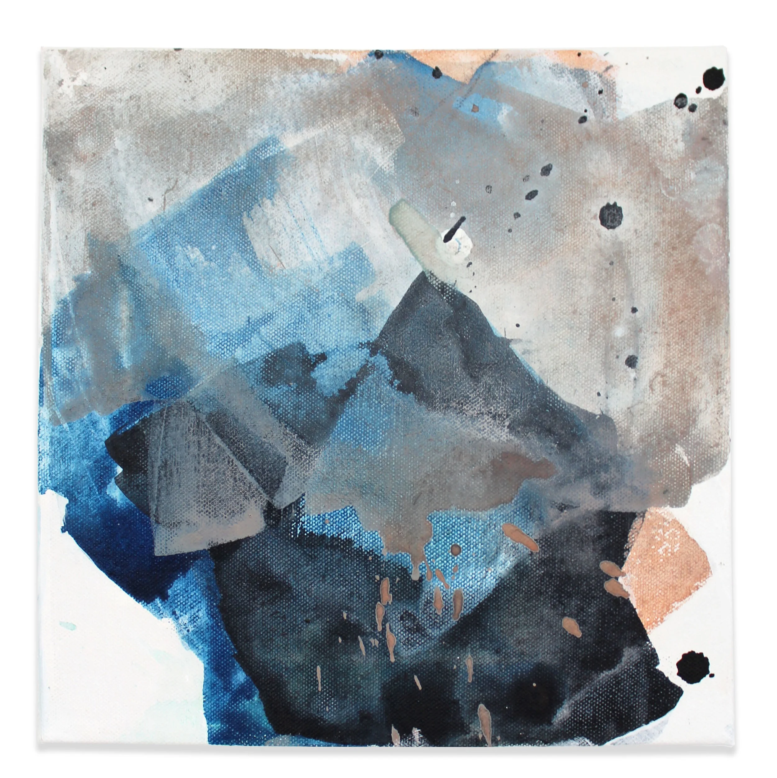 DAWN STUDY I / water-soluble pastel and acrylic on canvas / 10 x 10 / 2018 / Available through RedDot Culture