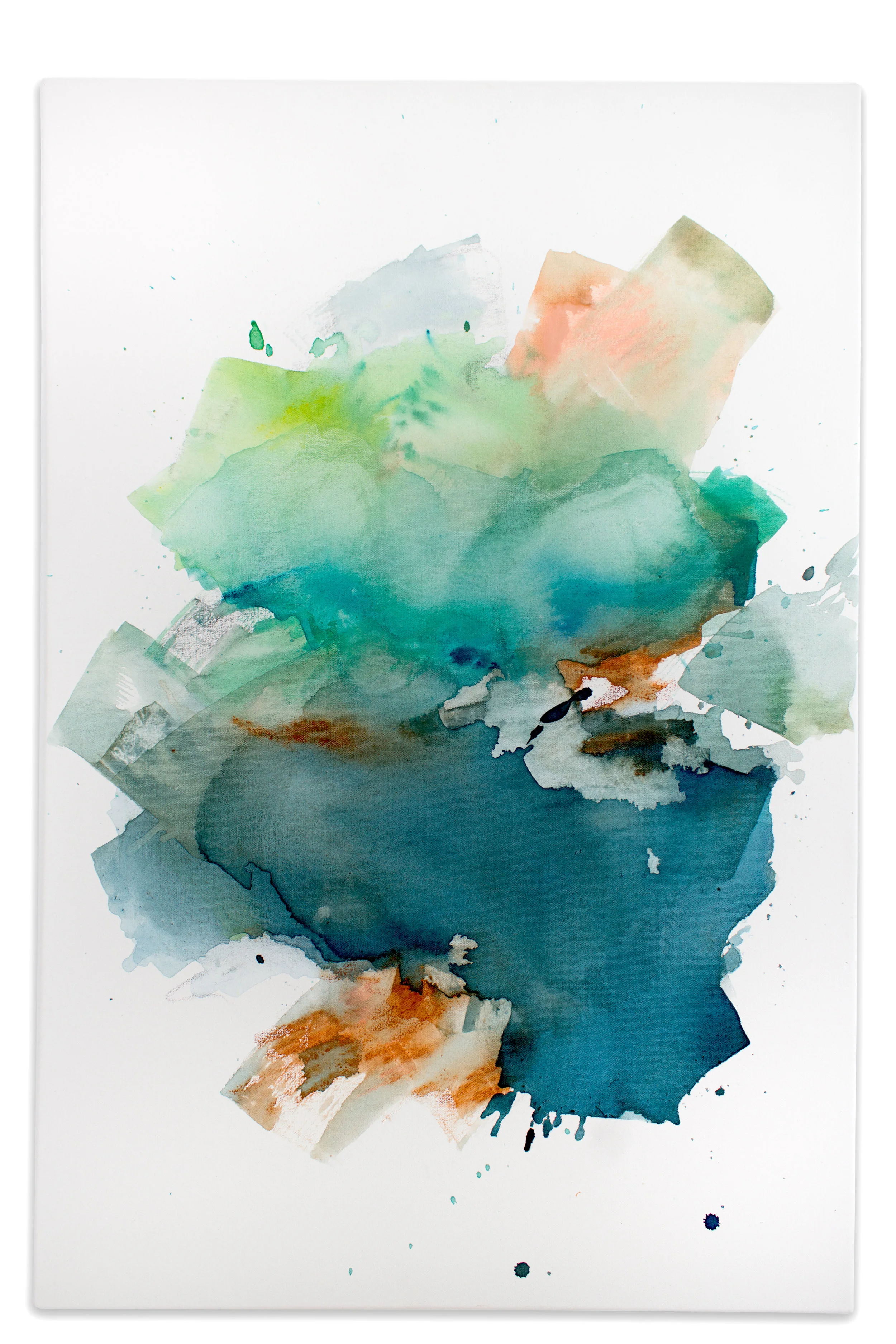 BRECCIA / water-soluble pastel on canvas / 24 x 36 / 2019 / SOLD