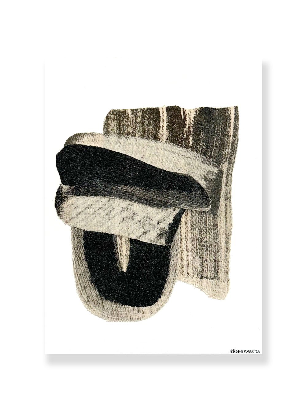 Henge 5 /// 9 x 12. Acrylic on raw canvas, assembled on wood. Third Place Winner in the *Acrylic* category at the Hopkins Center for the Arts All Media show.