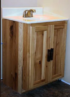 Rustic Hickory Vanity Barn Wood Furniture Rustic Barnwood And