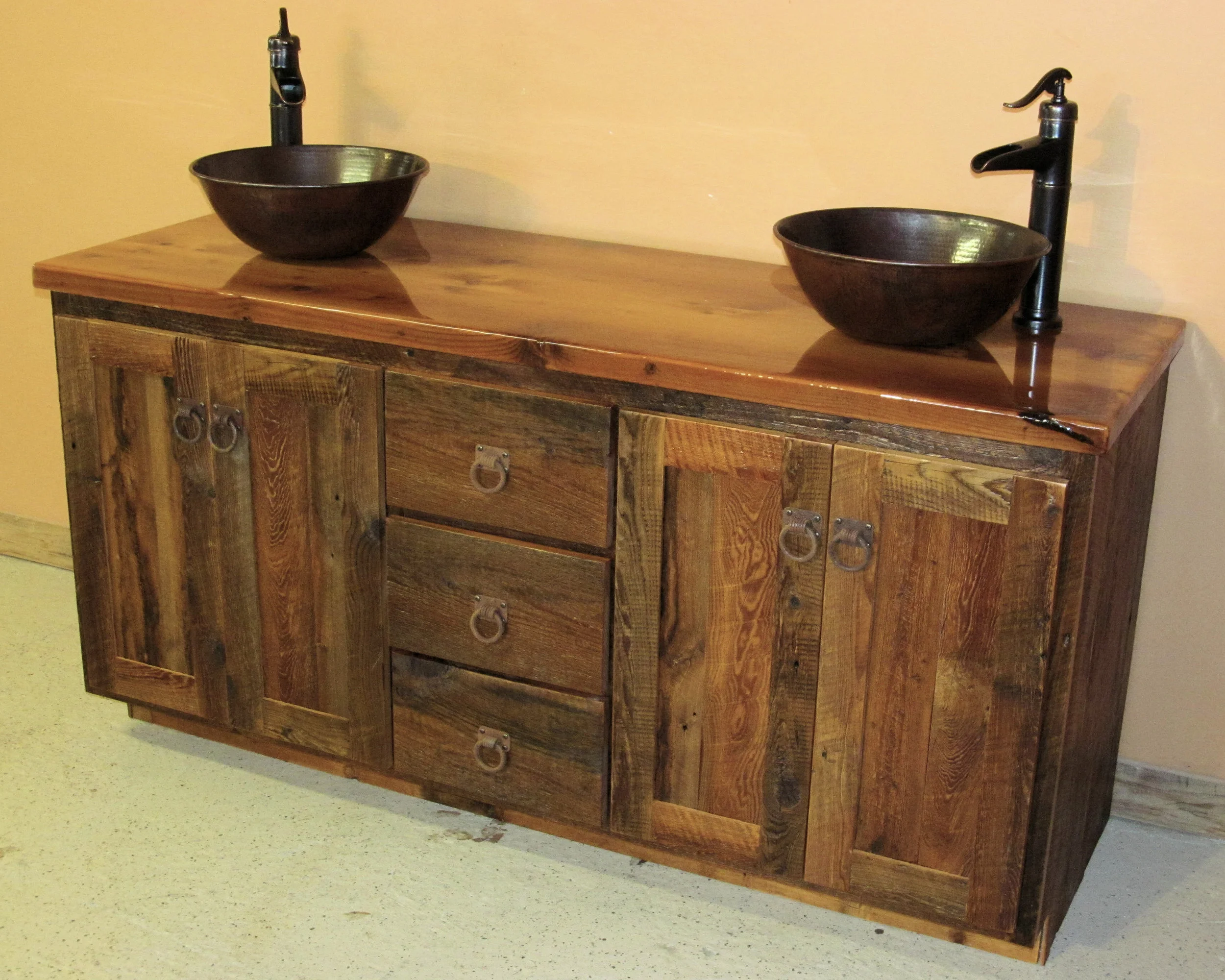 Barnwood Vessel Vanity