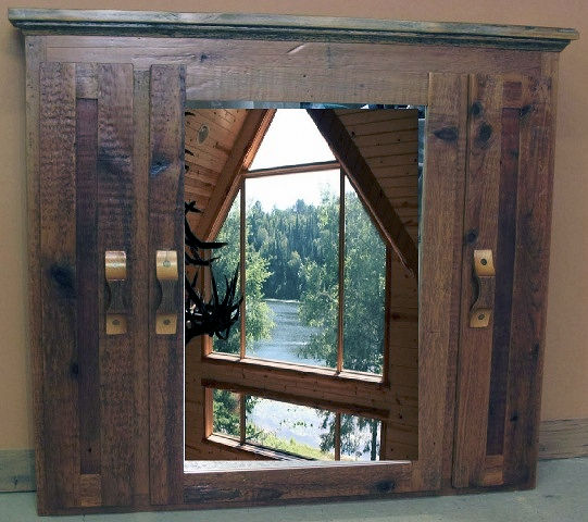 Rustic Medicine Cabinets Barn Wood Furniture Rustic Barnwood