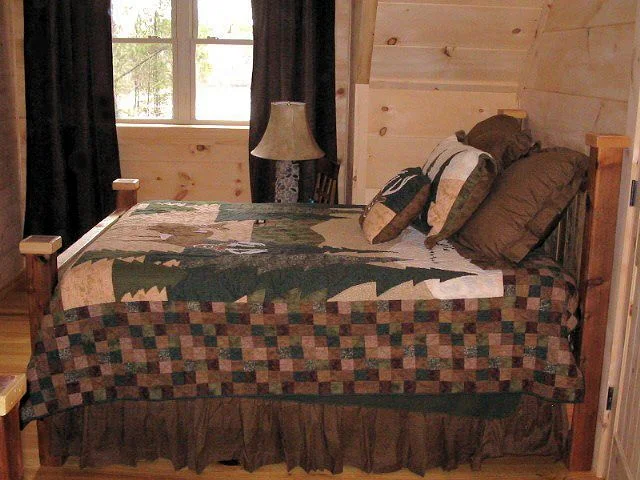 Barnwood Style Bed