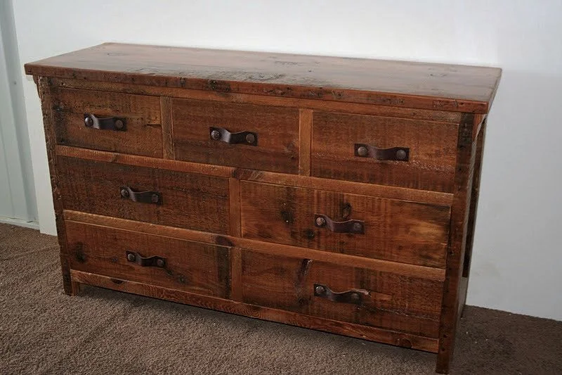 Barnwood Dresser 7 Drawer