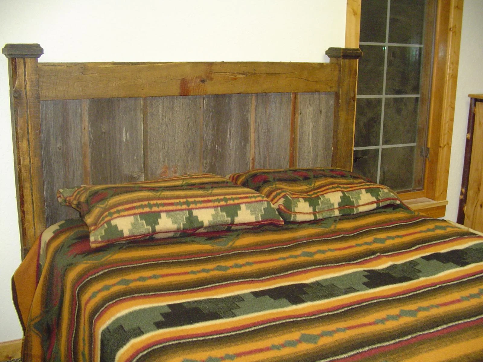 Gray Panel Barnwood Headboard in all standard sizes