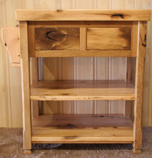 Kitchen Stand Cabinet - Reclaimed Oak