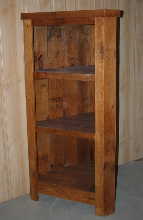 Wooden Corner Cabinets Barnwood, Rustic Log Furniture Shelves