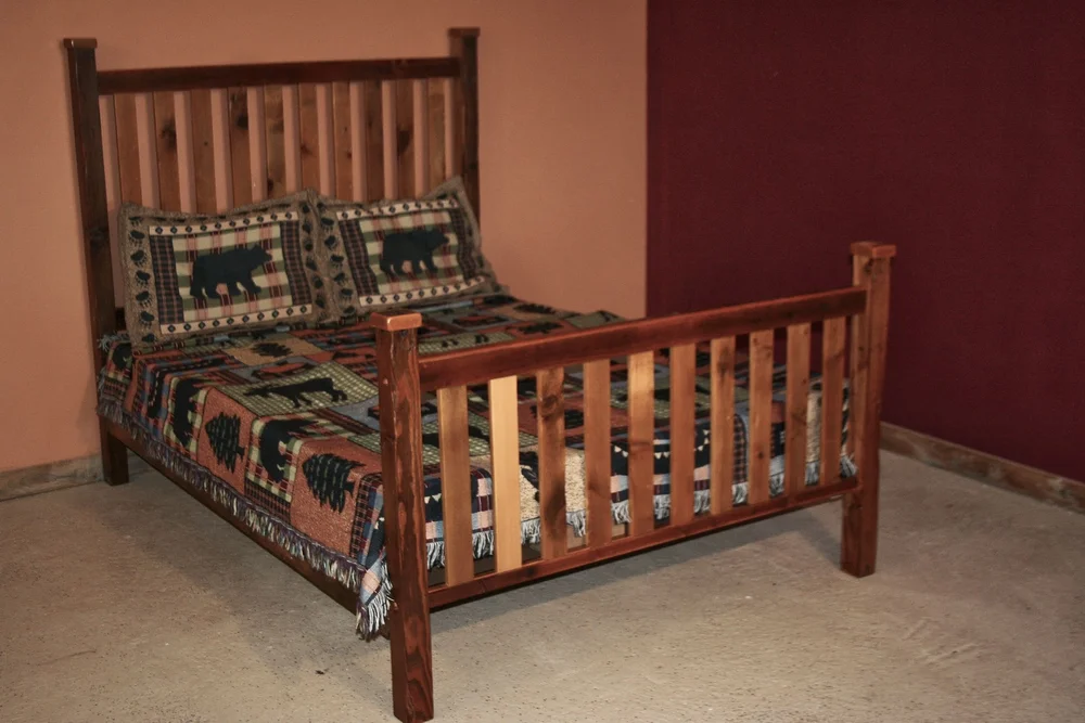 Barn Wood Convertible Baby Crib
