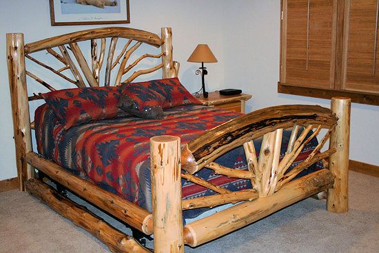 Cedar Bent Branch Bed Arched, Wood Branch Bed Frame