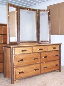 Rustic Hickory Triple Dresser Rustic Hickory Triple Dresser