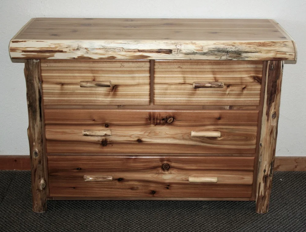 red cedar wood dresser 5 Drawer red cedar Dresser