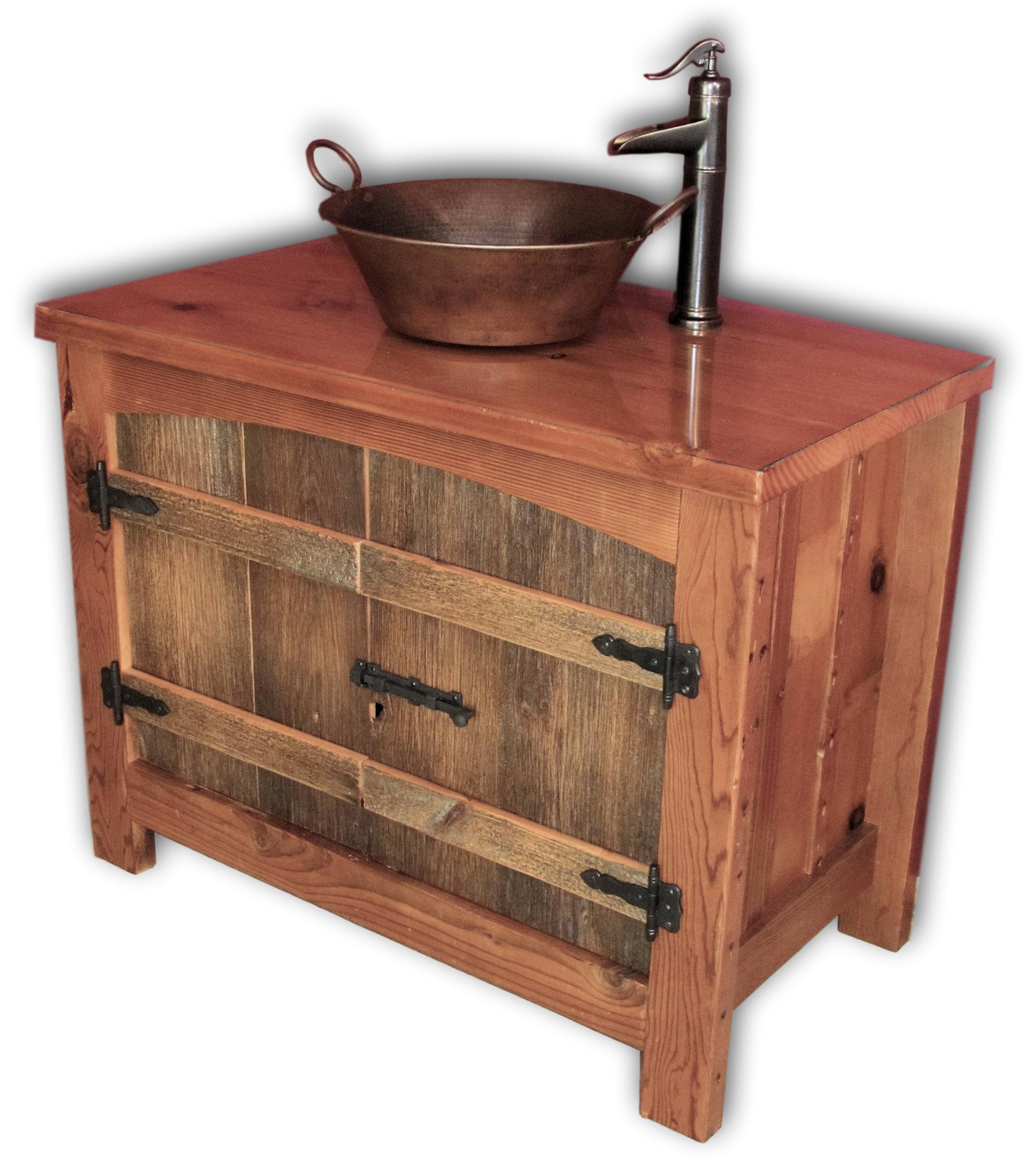 Arched Barnwood Vanity ..
