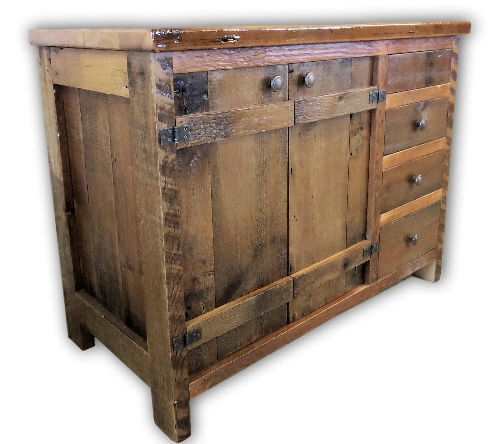 Barnwood Batton Door Vanity ..