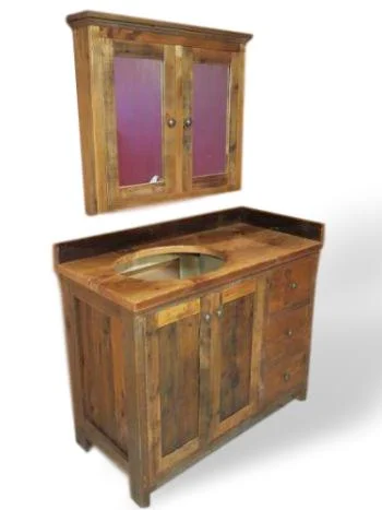 Authentic barnwood vanity ..