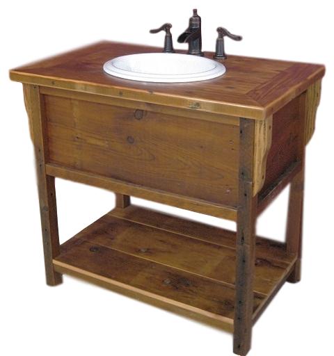 Barnwood Vintage Vanity ..