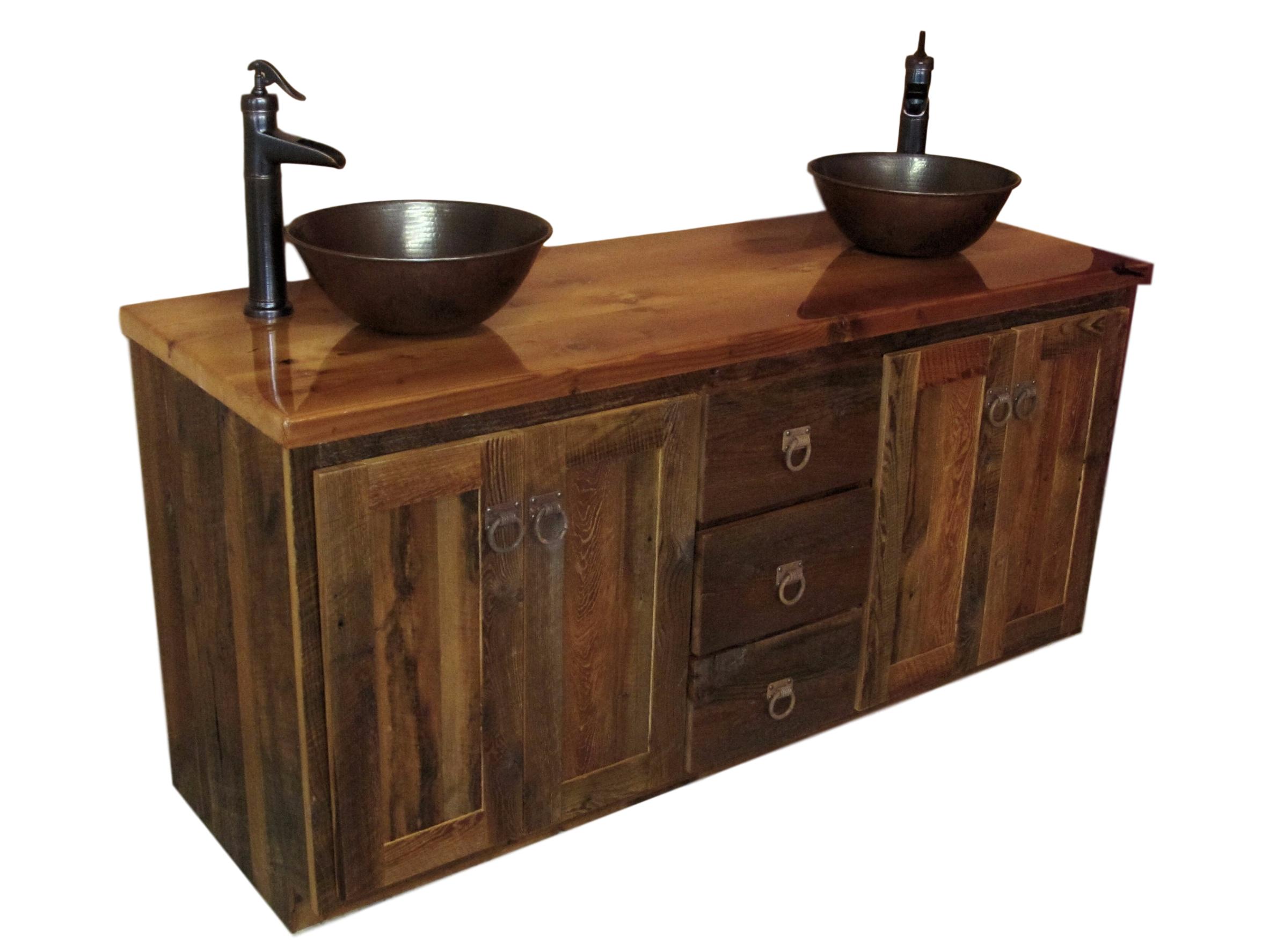 Barnwood Vessel Vanity ..