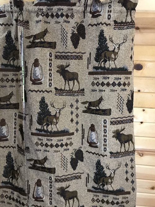 Rustic Cabin Curtains Log Vienna Woodworks Rustic Cabin Curtains Log, Log Cabin Curtains