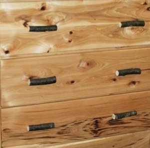 Hickory Twig Drawer pull 5 inch