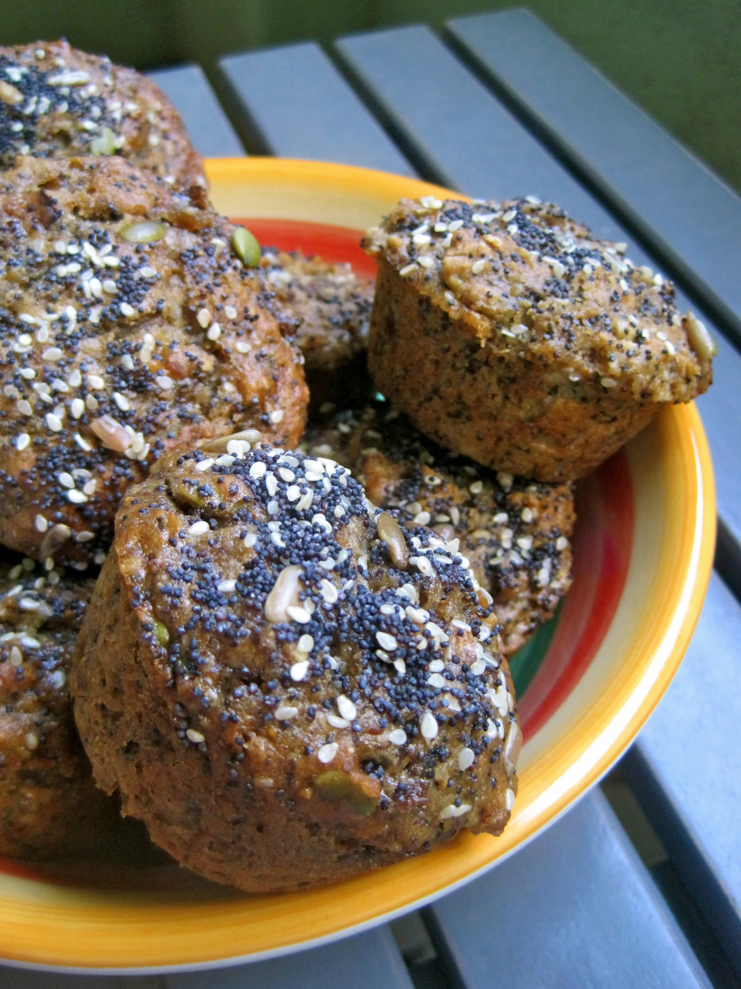 Thousand Seed Fig and Banana Muffins