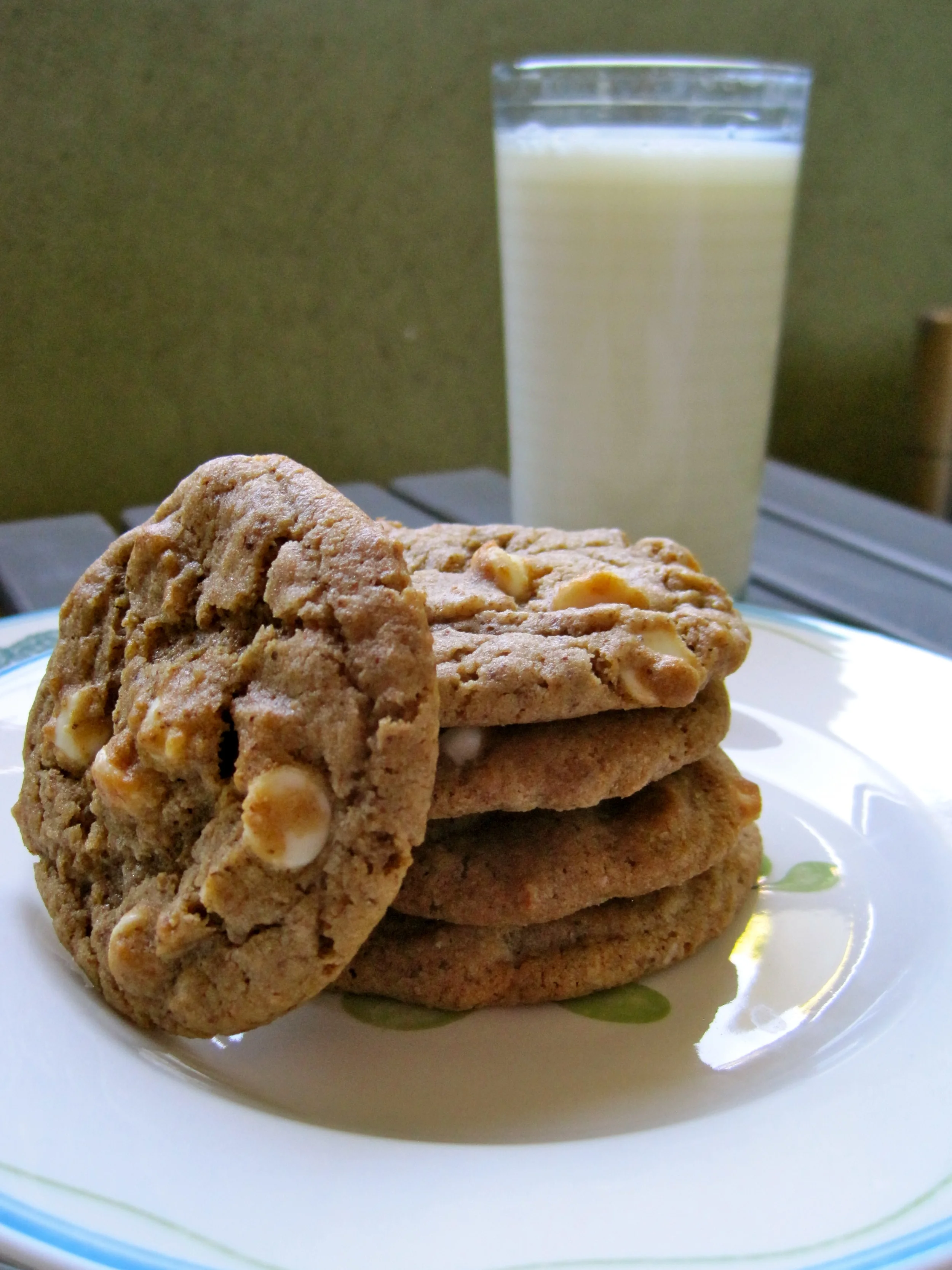 White Chocolate Espresso Cookies